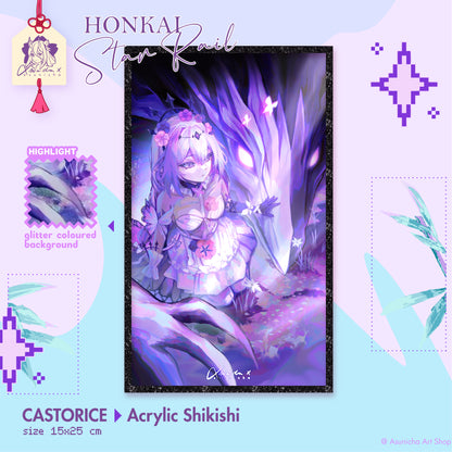 [back in PRE ORDER] Castorice ◣ ACRYLIC SHIKISHI