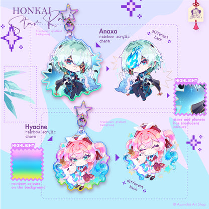 Phainon | Anaxa | Hyacine HSR ◣ KEYCHAIN