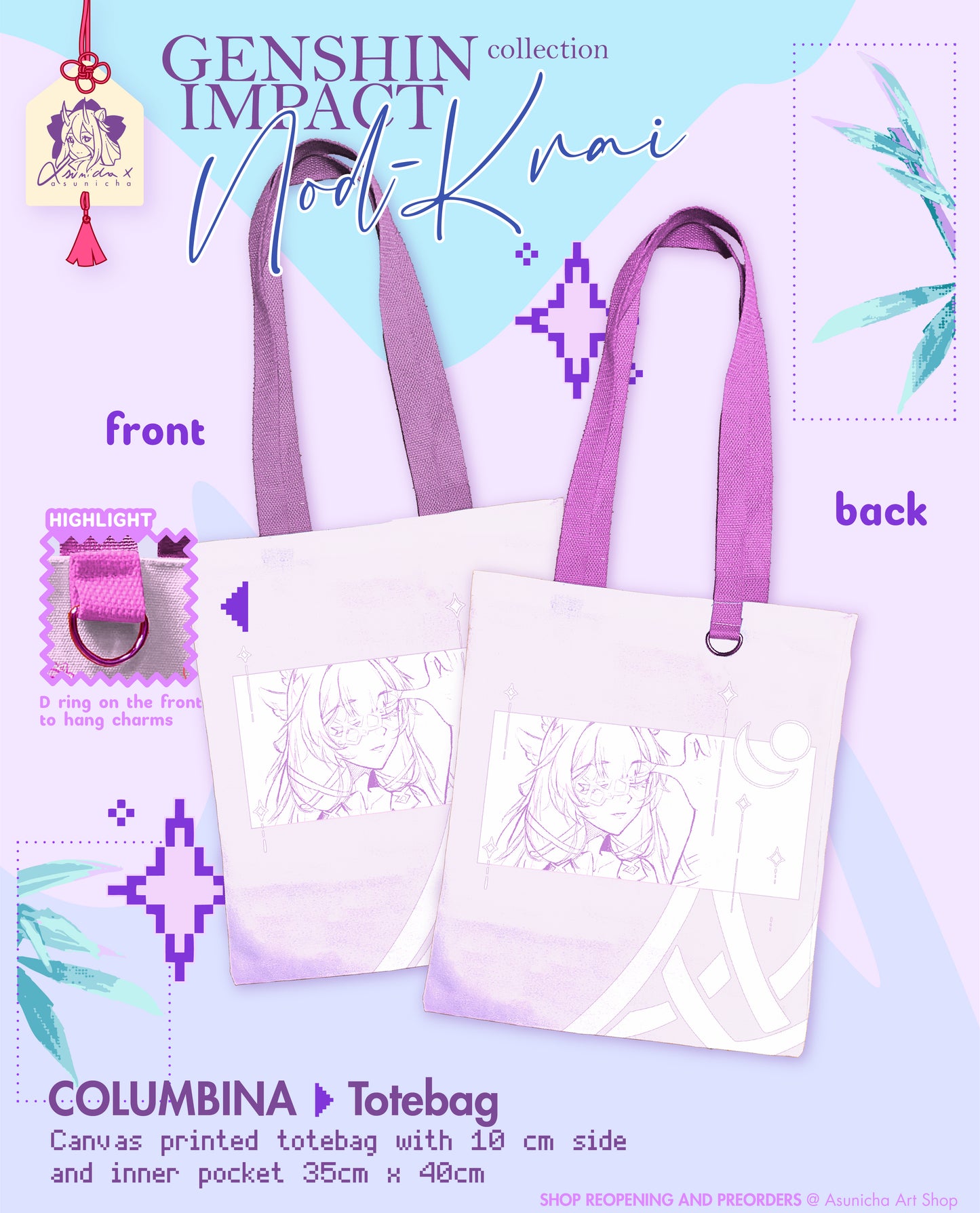 [PRE ORDER] Columbina ◣ TOTEBAG