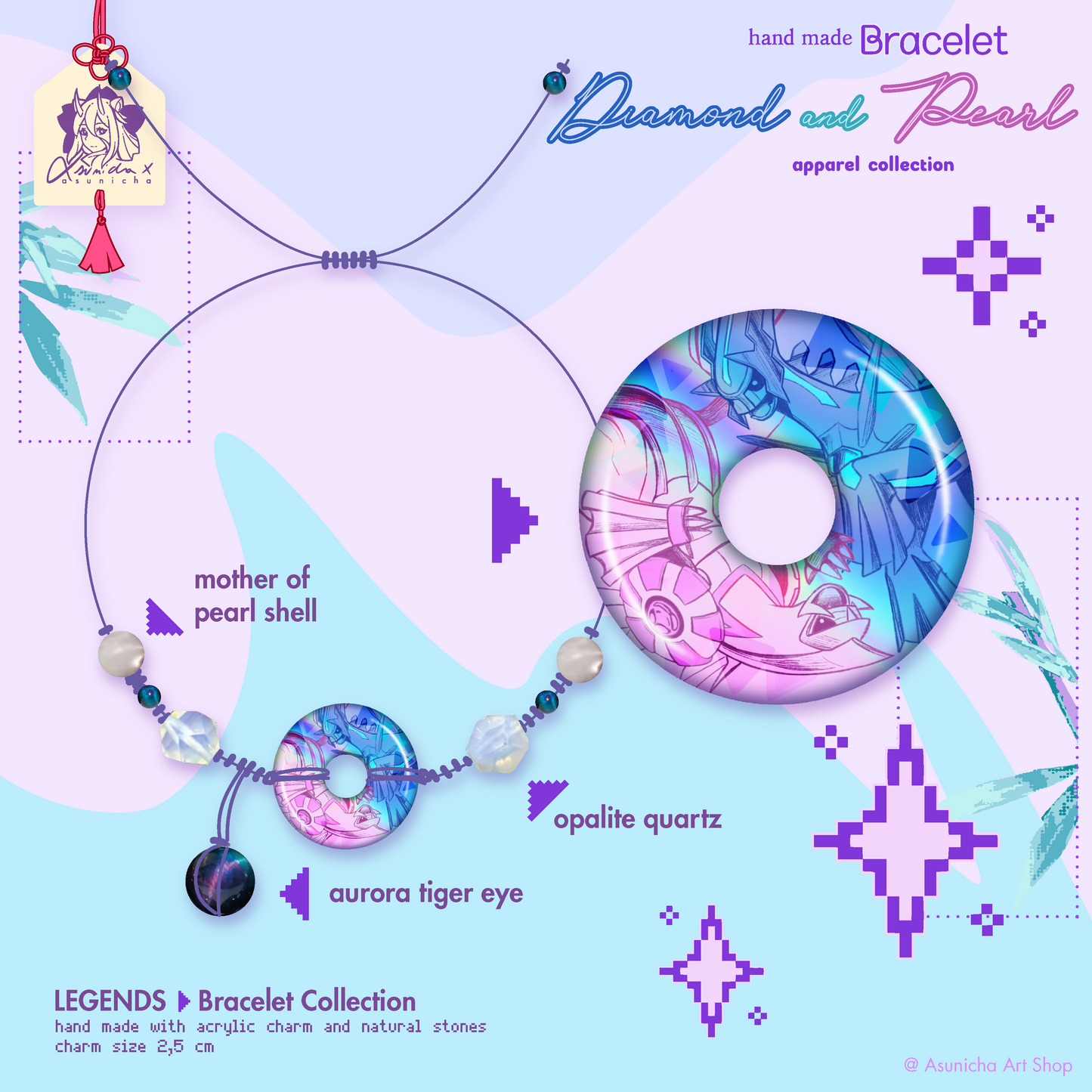 [PRE ORDER] Diamond and Pearl LEGENDS COLLECTION ◣ BRACELET