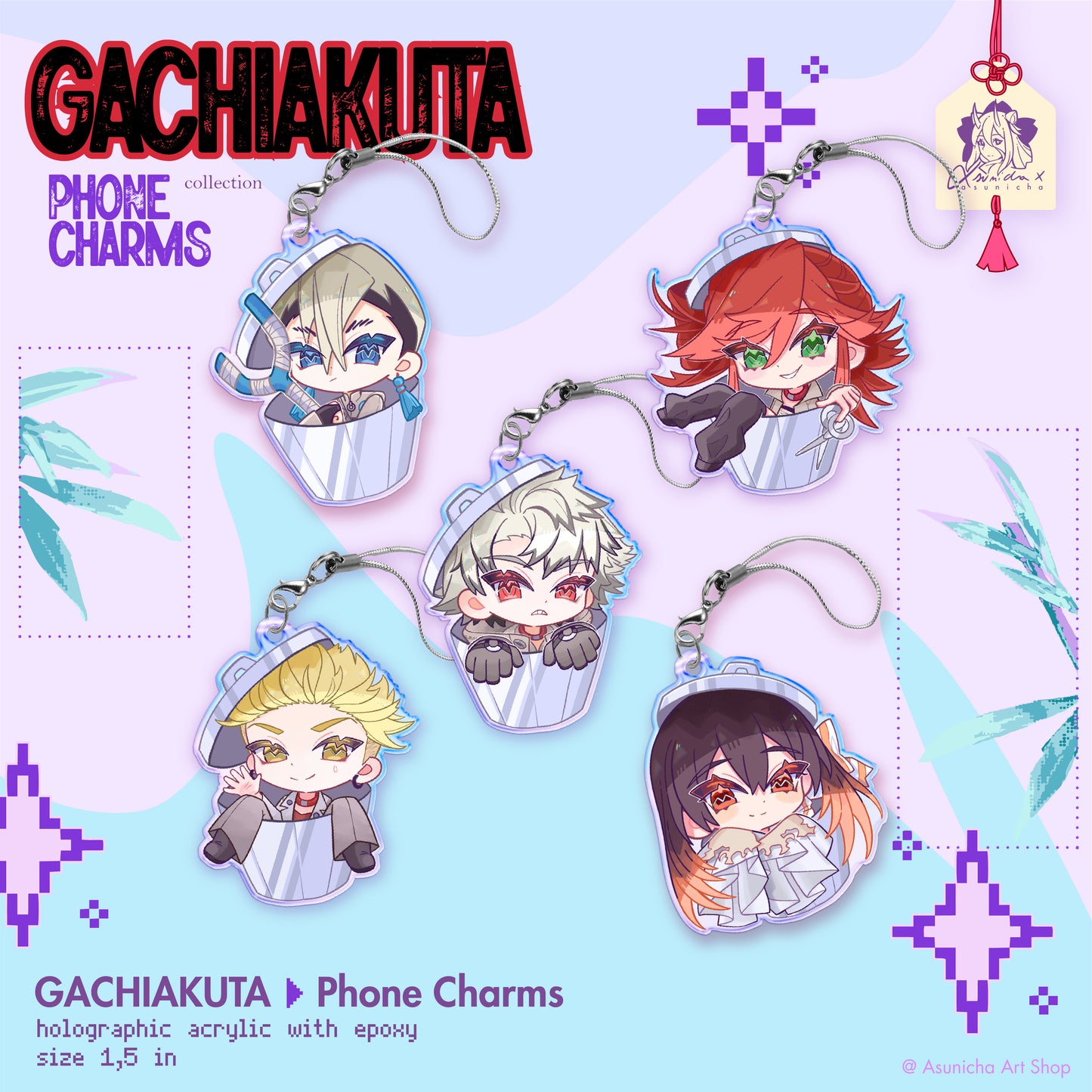 HSR: Phainon, Anaxa, Hyacine, Castorix, Mydei ◣ PHOTOCARDS