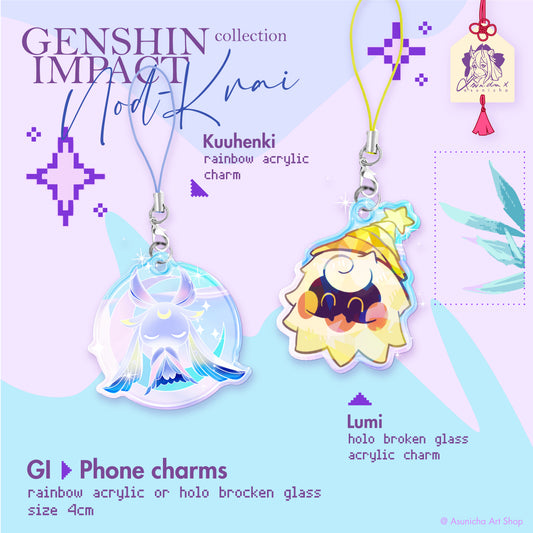 Lumi and Kuuhenki GI ◣ PHONE CHARMS