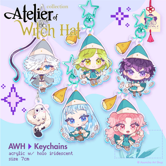 [PRE ORDER] Witch Hat Atelier ◣ KEYCHAINS