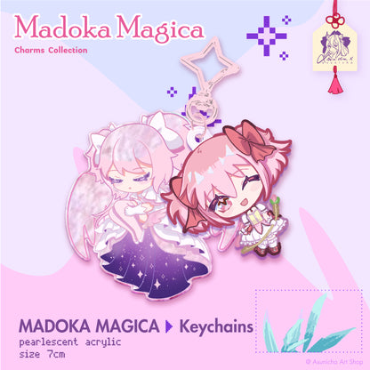 Madoka and Homura ◣ KEYCHAINS