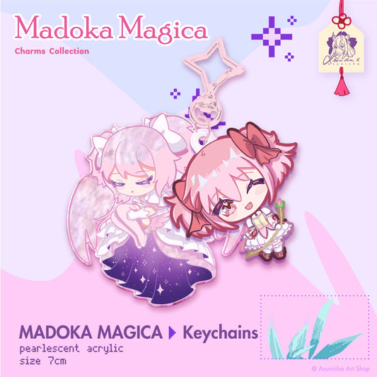 Madoka and Homura ◣ KEYCHAINS