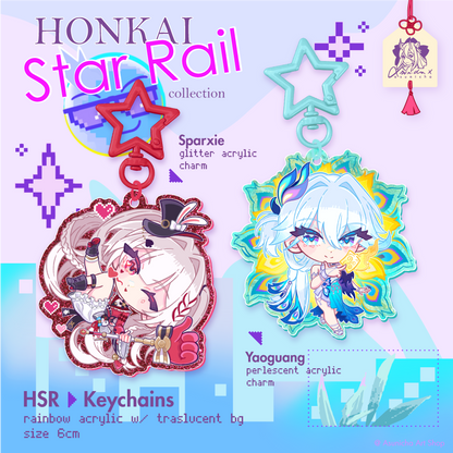 [PRE ORDER] Sparxie and Yaoguang HSR ◣ KEYCHAINS