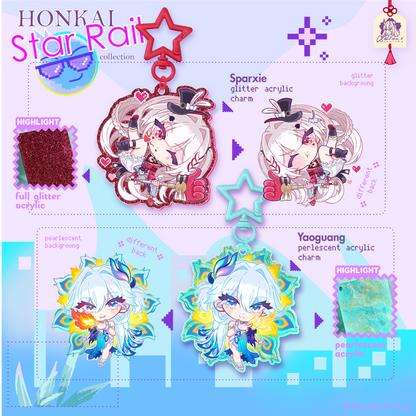 [PRE ORDER] Sparxie and Yaoguang HSR ◣ KEYCHAINS