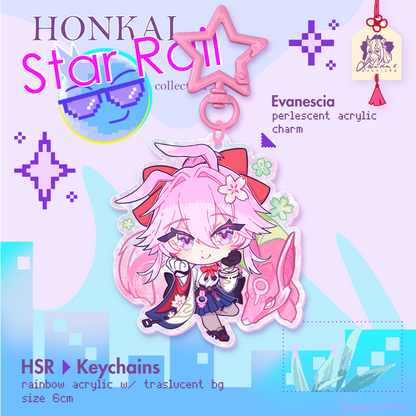 [PRE ORDER] Evanescia HSR ◣ KEYCHAINS