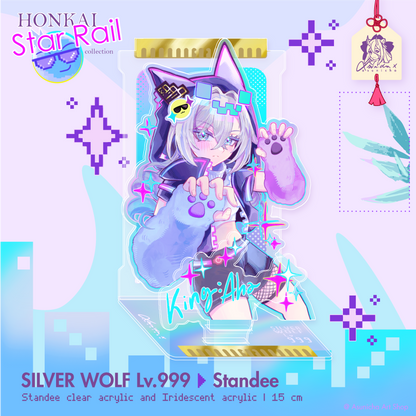 [PRE ORDER] Silver Wolf Lv.999 ◣ STANDEE
