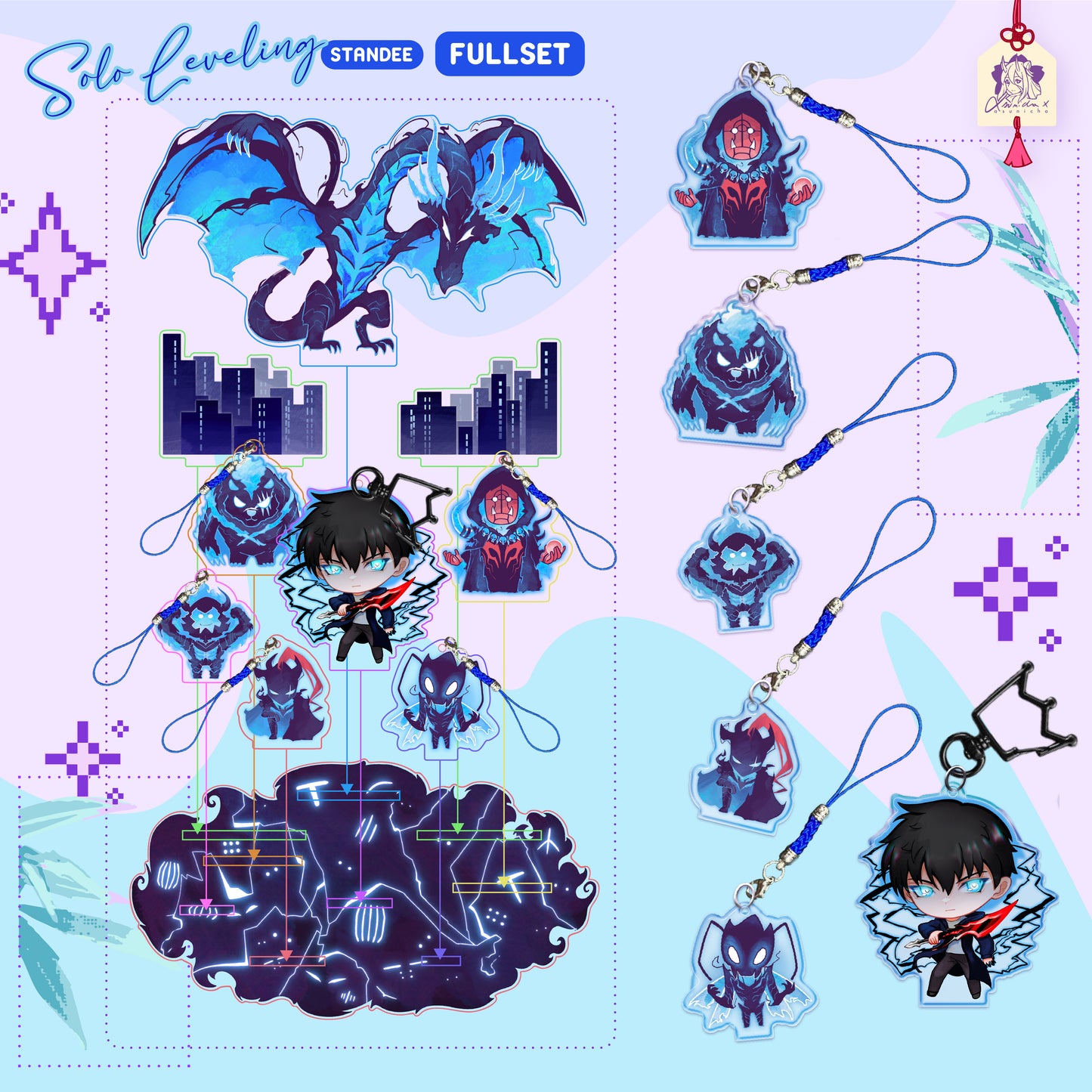 Leveling only ◣ FULL SET STANDEE