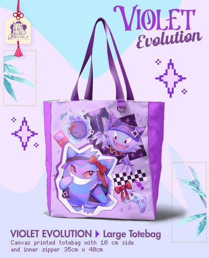 [PRE ORDER] PokeColour Collection: Violet Evolution ◣ TOTEBAG