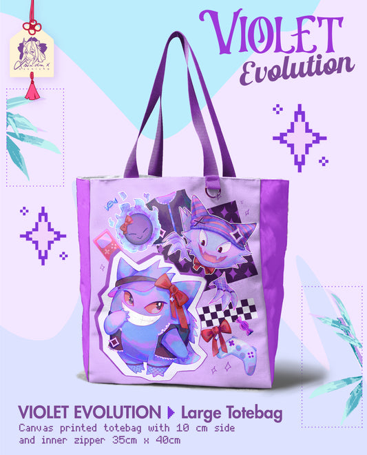 [PRE ORDER] PokeColour Collection: Violet Evolution ◣ TOTEBAG