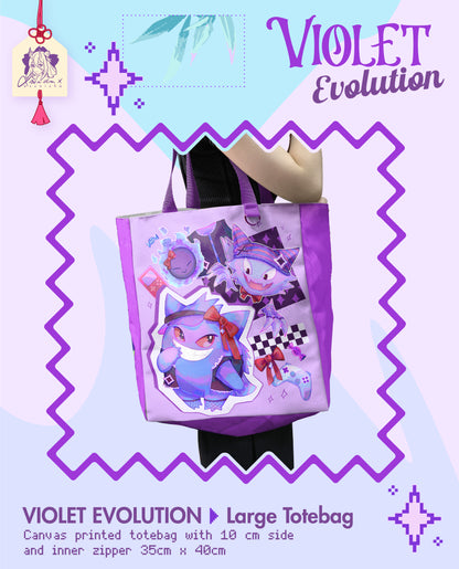 [PRE ORDER] PokeColour Collection: Violet Evolution ◣ TOTEBAG