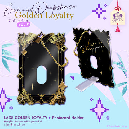 [PRE ORDER] LADS Golden Loyalty ◣ PHOTOCARD HOLDER
