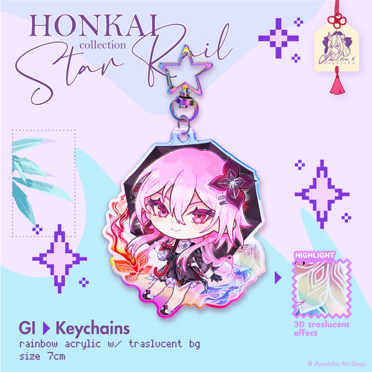 [PRE ORDER] Dark March HSR ◣ KEYCHAIN