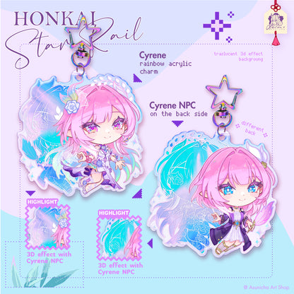 Cyrene HSR ◣ KEYCHAIN