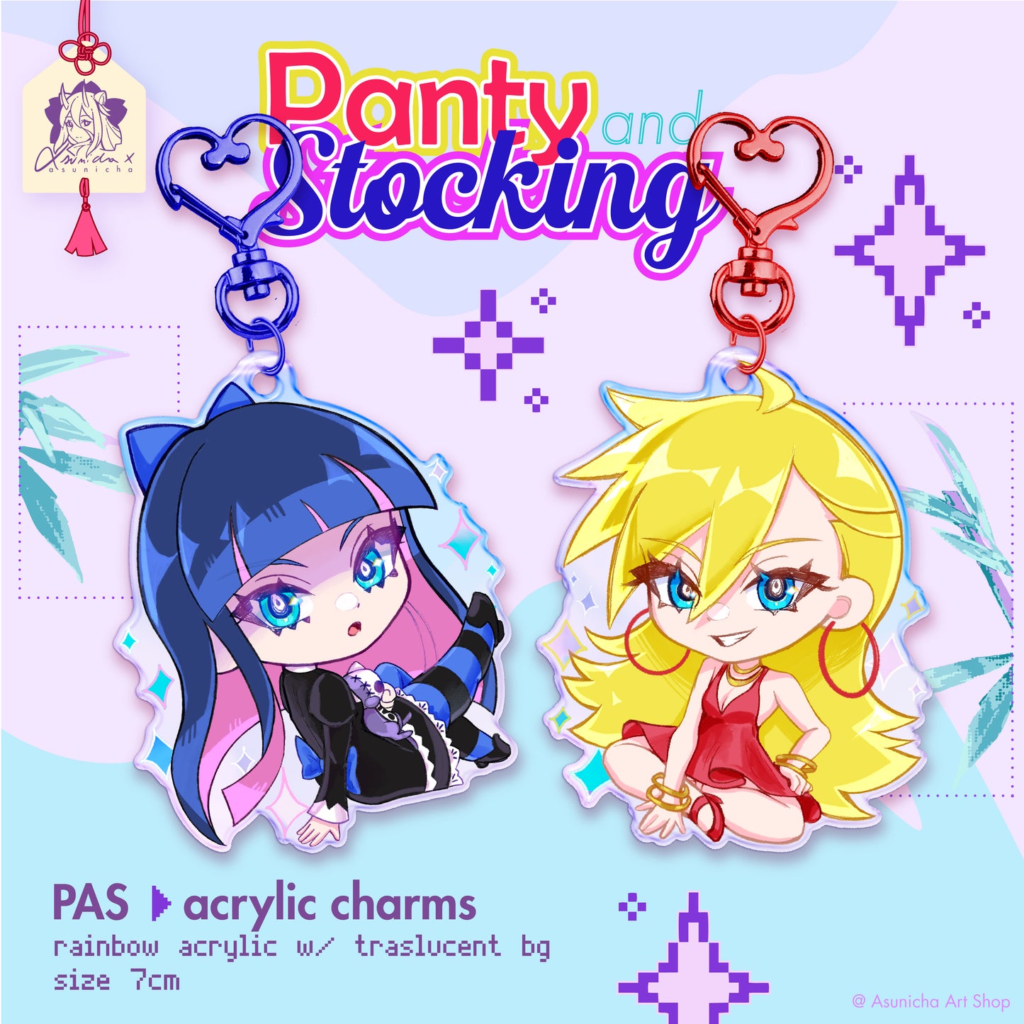Panty and Stocking ◣ KEYCHAINS