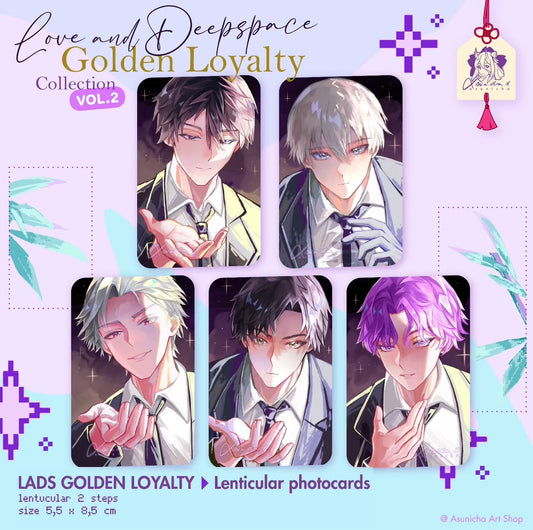[PRE ORDER] LADS Golden Loyalty Collection ◣ LENTICULAR PHOTOCARDS VOL. 2