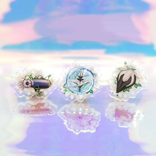 Full Set Deep in Abyss ❥ ACRYLIC PINS
